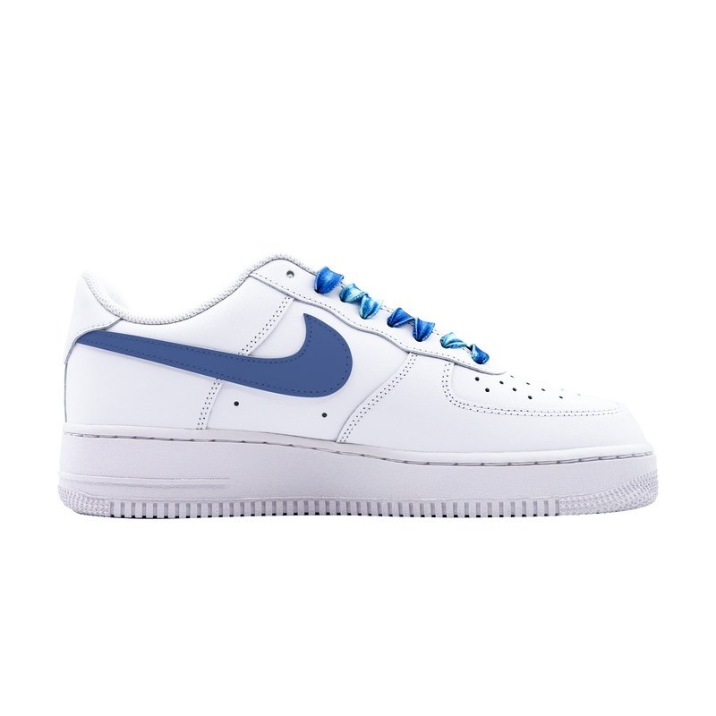 Custom Air Force 1 Shoes White Blue Celestial Ocean - Image 2