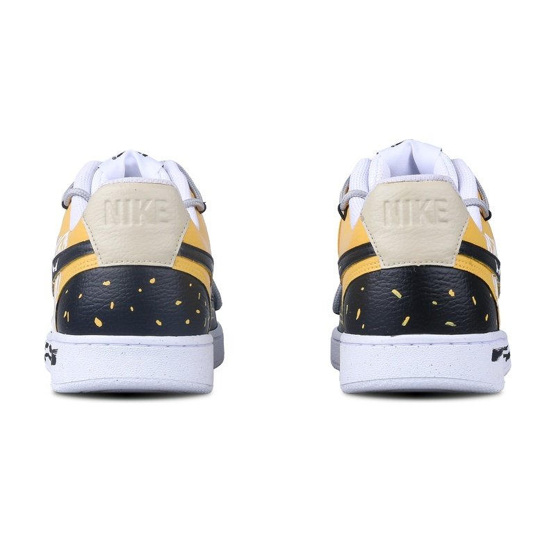 Custom Court Shoes Black Yellow Death Shadow - Image 4