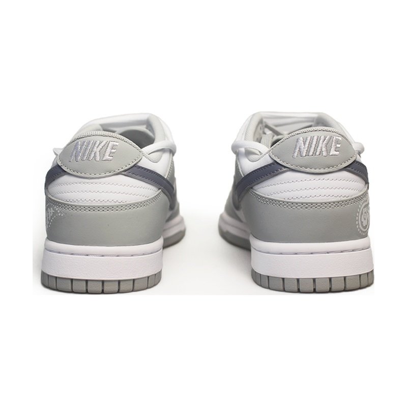 Custom Dunk Shoes Gray White Ice Glacier - Image 4